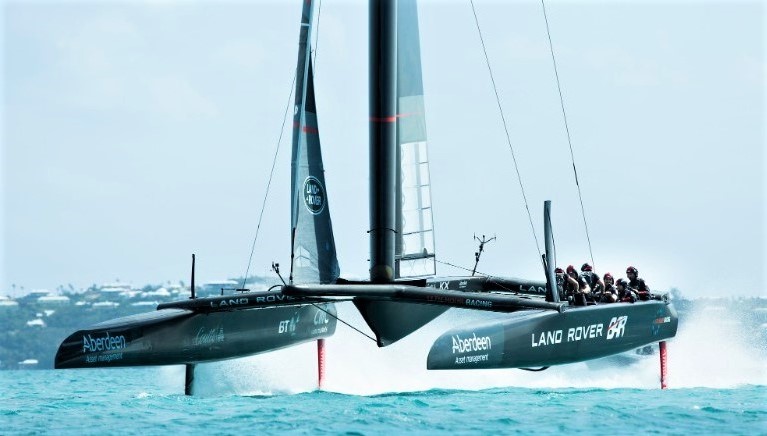 35_Americas_Cup_BAR_Test_Racing_Catamaran_Foiling_R1